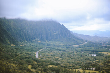 Nuuanu Pali Lookout, Oahu, Hawaii