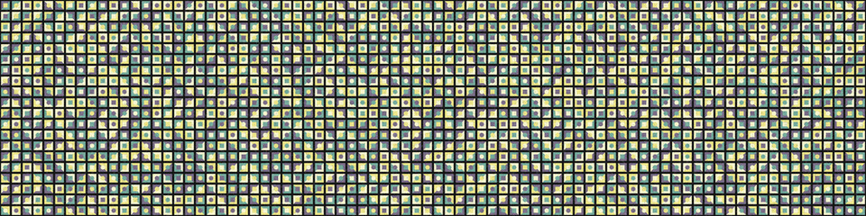 Fototapeta premium Abstract Geometric Pattern generative computational art illustration