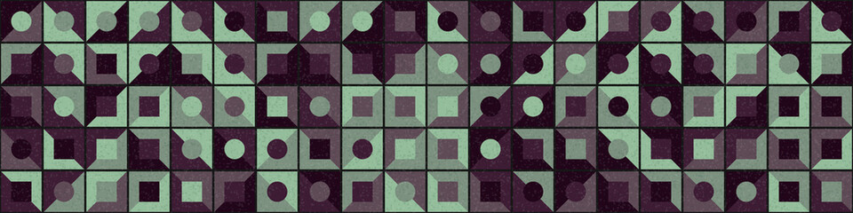 Abstract Geometric Pattern generative computational art illustration