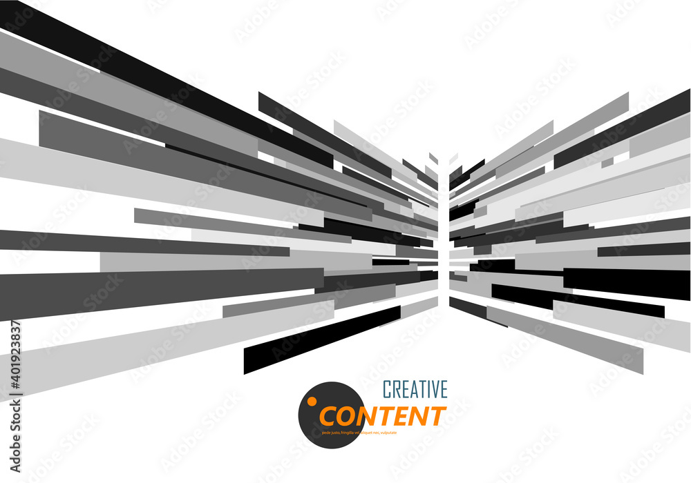 Poster vector illustration object. lines vector. abstract motion. motion line