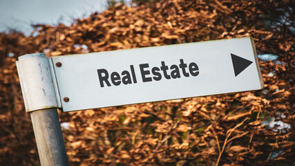 Street Sign to Real Estate