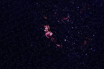Colored beautiful galaxy. Elements of this image were furnished by NASA.