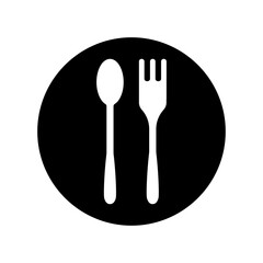 Spoon and fork  icon