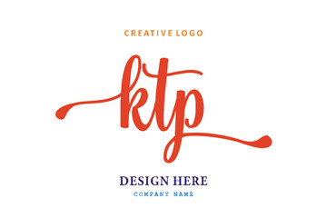 KTP lettering logo is simple, easy to understand and authoritative