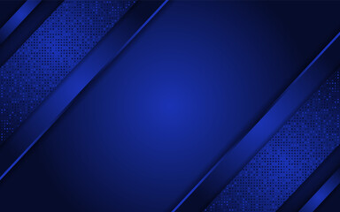 Dark blue Background With Modern Abstract Shape