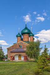 Temple ensemble in Korovniki, Yaroslavl, Russia