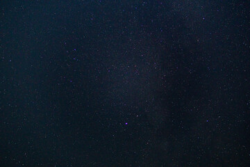 starry sky background, texture night photo with long exposure