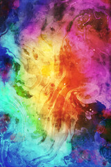 A colorful abstract ideal to use as background or home decor.