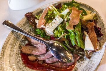 grilled chicken with vegetables