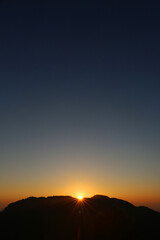 Sunset sky stratosphere background gradient