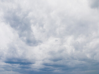 Dark clouds at the sky, stormy sky background