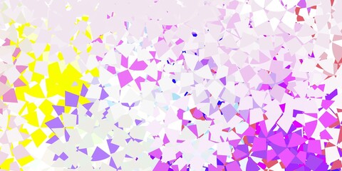 Light blue vector texture with triangular style.