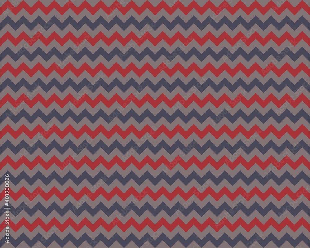 Poster zigzag pattern seamless. zig zag background color. vector abstract design.