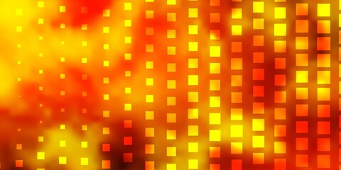 Light Green, Yellow vector pattern in square style.