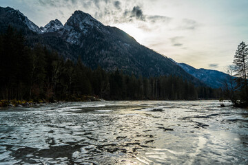 winter mountain landscape