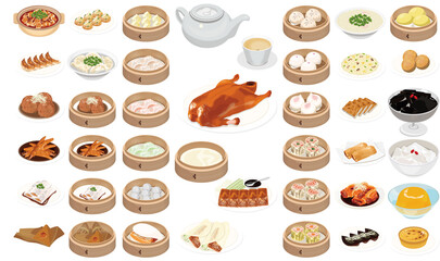 居酒屋の人気メニューイラスト もつ鍋 手羽先 ぶりカマ ビール ハイボール レモンサワー Alcohol Wall Mural Alcoh Tomoki