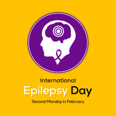 Vector illustration on the theme of International Epilepsy Day. It raises awareness about epilepsy and the urgent need for improved treatment, better care, and greater investment in research.