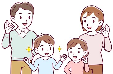 A fun and lively family of four