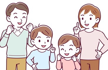 A fun and lively family of four