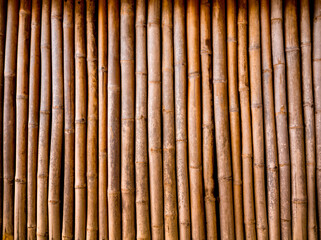 Fototapeta premium Texture of wall decorating the set of bamboo