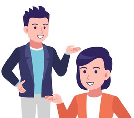 中の良いカップル