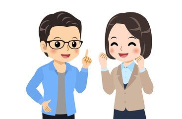 Conversation between a bank clerk and a young man