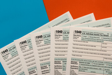 1040 US form individual income tax return form 2020