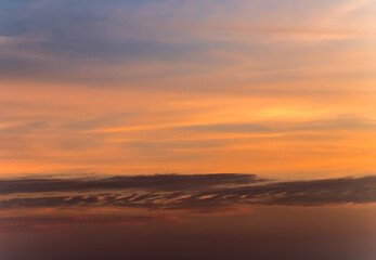Fototapeta na wymiar sky with a soft clouds texture background