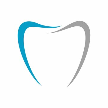Dental smile logo design template vector based.