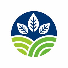 Leaf, tree logo design template vector