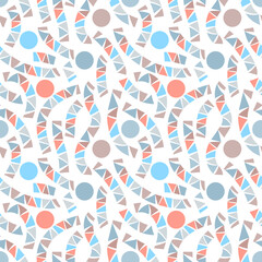 Fototapeta premium Geometric Seamless Pattern. Vector Background.
