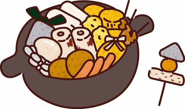 おでん材料 のストック写真 ロイヤリティフリーの画像 ベクター イラスト Adobe Stock