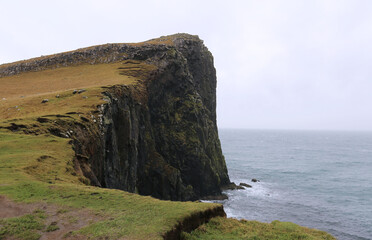 Fototapeta na wymiar Neist Point on the Isle of Skye in Scotland