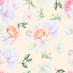 floral seamless patterns template