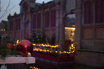 Christmas decoration in alsace