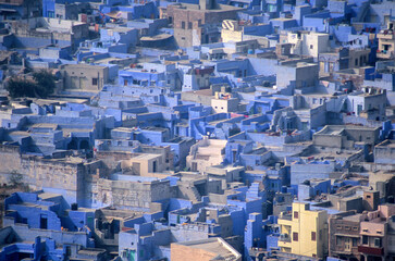 Jodhpur seen from a distance and above. 