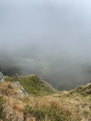 Fog over the mountain