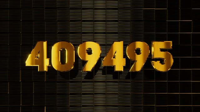 600k Art-Deco Celebration video introduction counter for the reaching 600000 subscribers, followers or likes. Also can be used in marketing, such: lottery, advertisements, discounts and promotions.