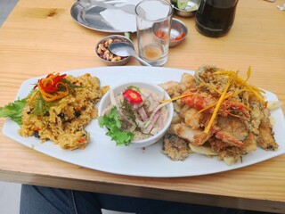 grilled chicken with vegetables