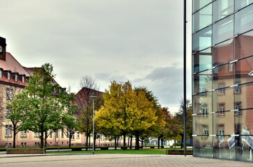 Fototapeta premium Campus der Technischen Universität in Freiburg