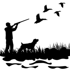 Duck hunting icon vector set. nature illustration sign collection. wildlife symbol.