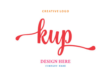 KUP lettering logo is simple, easy to understand and authoritative