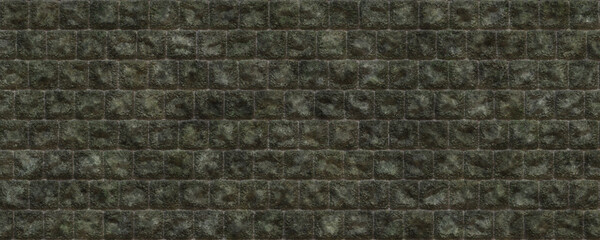 Square stone wall texture with rust and mortar background