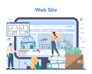 Qualified real estate agent or realtor online service or platform.