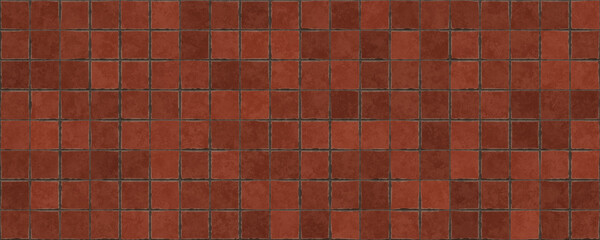 Terracotta floor tile texture background
