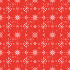christmas red back with white snowflakes pattern