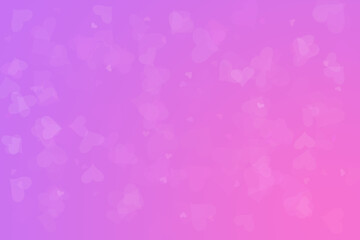 Pink background with flying transparent hearts. Unobtrusive light background abstraction is great for wallpaper or postcards.