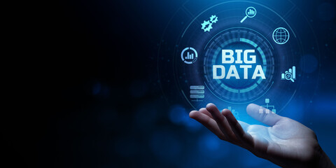 Big Data Science Analytics Analysis Business Technology Concept.