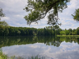 See, Wasserspiegelung und Natur