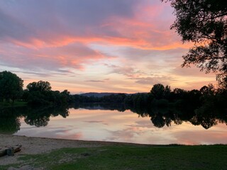 See bei Sonnenuntergang